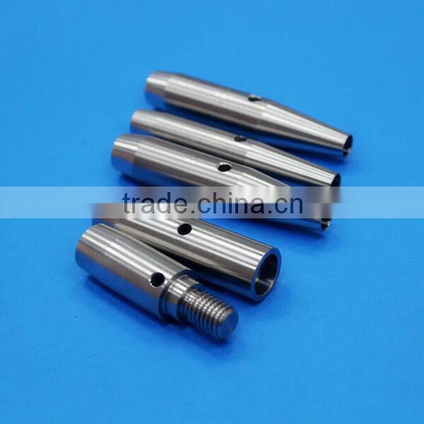 Plastic components machined from PVC