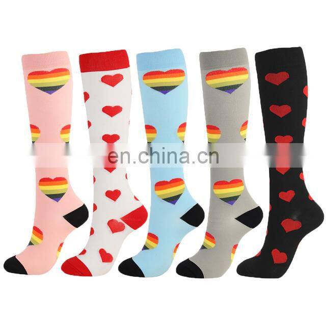 Men Women Varicose Athletic Fun Stocking Compression Sport Socks