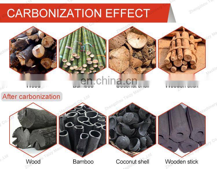 Simple and convenient operation carbonization furnace for charcoal