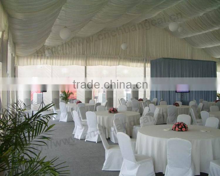 Custom printed waterproof tent for wedding reception