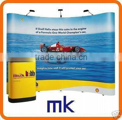 exhibition booth trade show display stand, 3*3 Trade Show pop up display backdrop wall