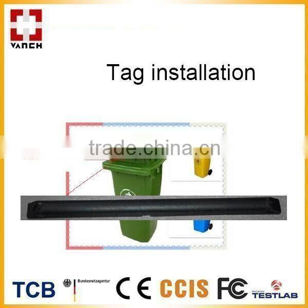 passive RFID waste bin management system/UHF RFID Rubbish bin location system