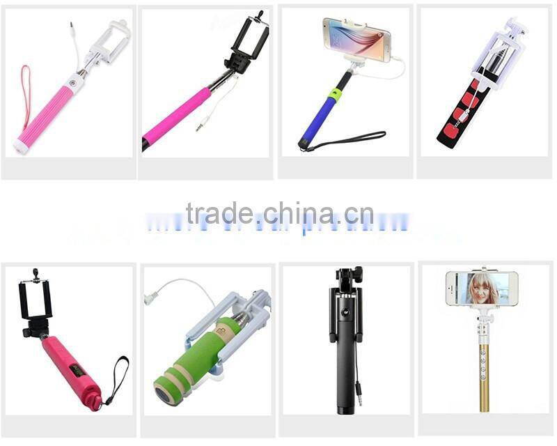 Wholesale Portable Mini Monopod Selfie Stick with wire for nokia lumia 925