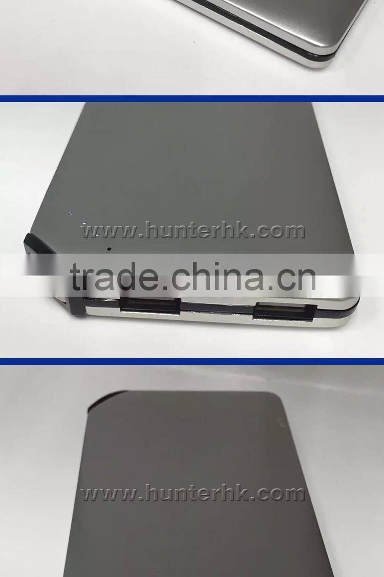 2016 New For iPhone 6 Aluminium Portable Power Bank