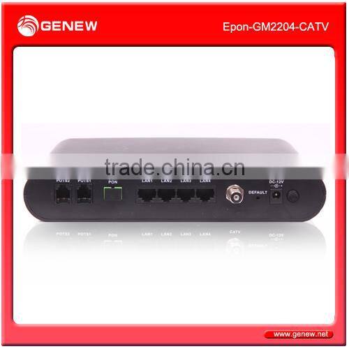 Genew ONU/ONT GM2204-CATV ONU ftth EPON modern Optical terminal integrated access device
