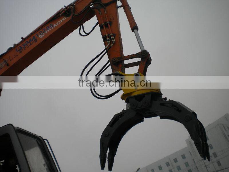 hydraulic grab, hydraulic rock grab excavator grapple for ZOOMLION