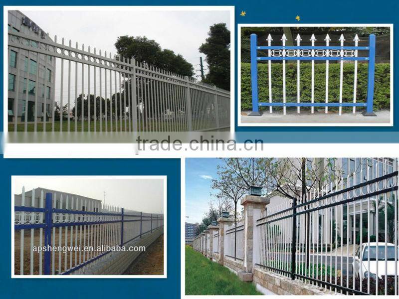 wrought iron steel fence from manufacturer
