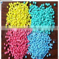 pvc plastic raw material soft pvc granule orange pvc granule