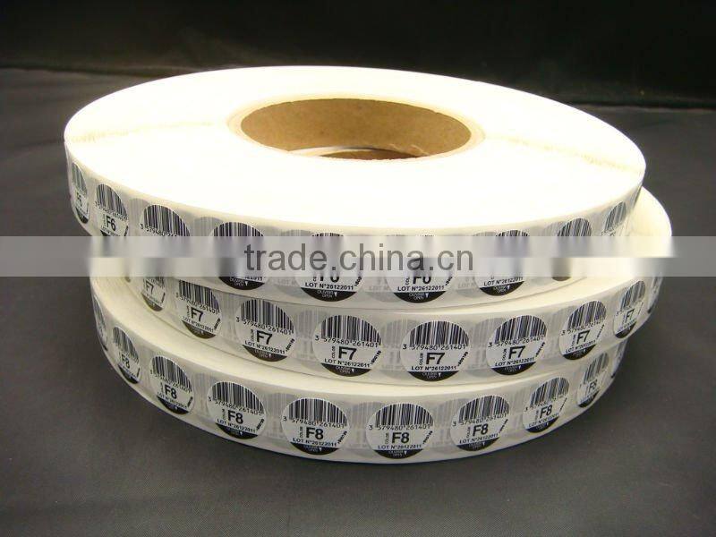 double layer label sticker