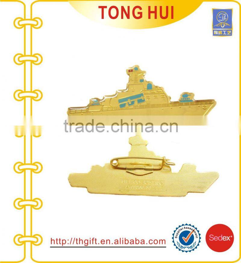 Metal badges for college logo