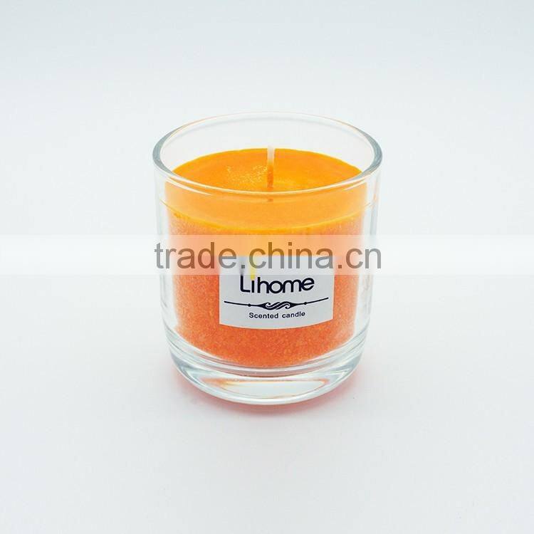 Painted scented candle/ scented soybean candle/ scented candle in glass jar