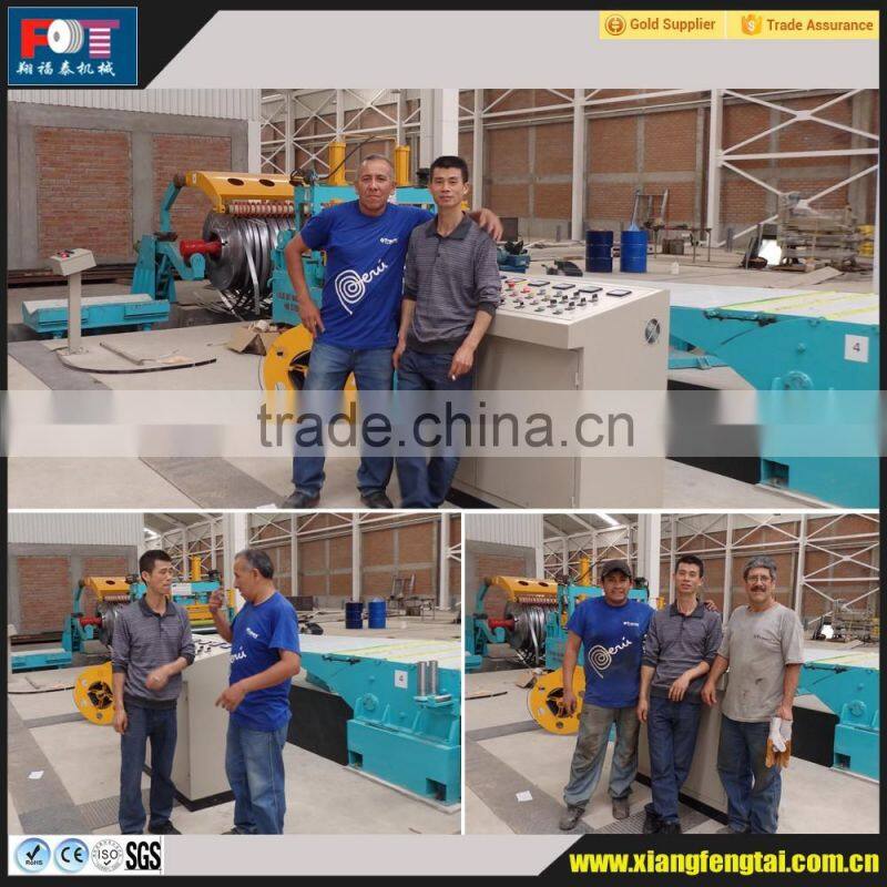 Metal sheet cut length line and 17 rolls straighten and leveling machine