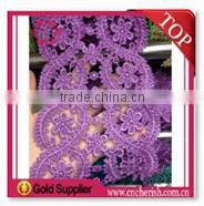 Fashion guipure lace fabric bridal sequins french net for wedding decorations