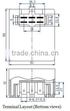 Automotive PTC High Voltage auto relay 12V 24V WM AC060