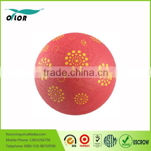 Custom kid toy rubber playground ball