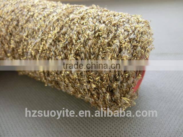 Fashion new metal loop boucle yarn HQQ023