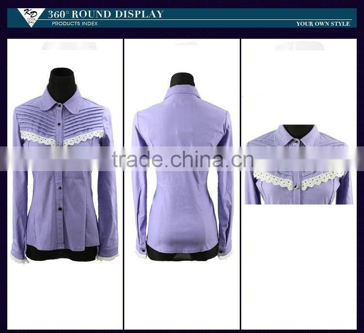 Fashionable and elegant ladies long sleeve and white latest blouse design 2016