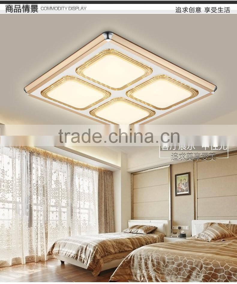 2016 hot sales square aluminum ceiling light for living room ceiling light
