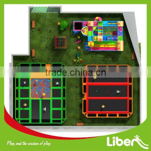 Professional manufacture indoor trampoline park equipment with factory price