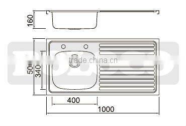 Lay on sinks,undermount ceramic sink BL-930L
