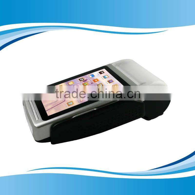 Android smart touch pos terminal handheld with thermal printer RFID card reader GC068