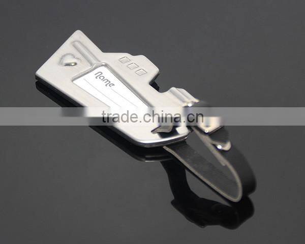 Wedding Favor Souvenir Steamer Luggage Label Leather Strap Metal Ship Travel Name Tag Stainless Steel Personalized Luggage Tag