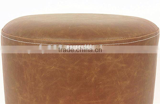 Passed EN 12520 homemade 4 legs bar footstool wooden round stool