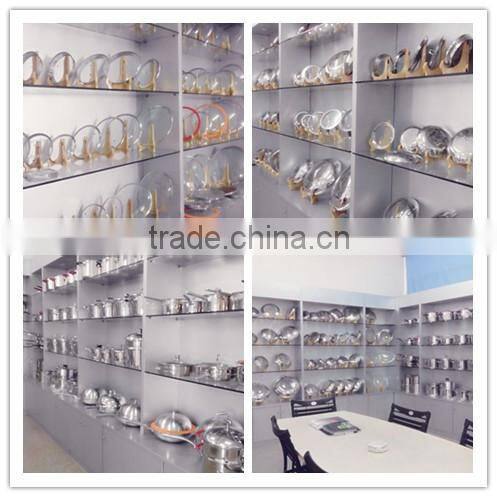 Beatiful clear flat glass cover with two handle holes