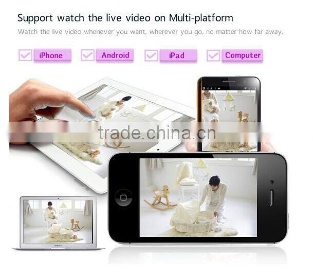 New home use IP CCTV Camera CMOS 360 degree rotate IP Camera video camera P2P baby camera