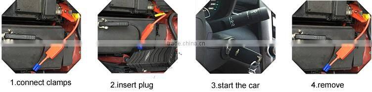 SUNPOW battery booster pack 18,000mAh portable 12V gasoline and diesel car battery charger jump starter