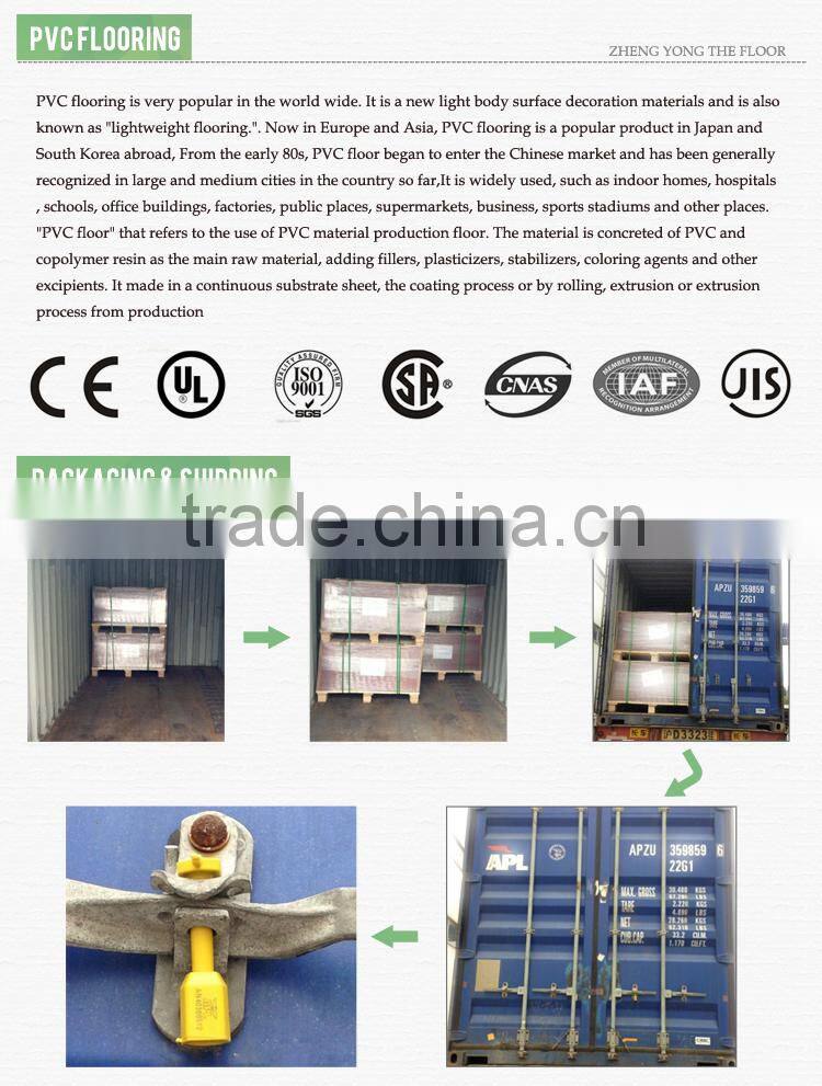 Manufacturer provides straightly EIR PVC Flooring,Plastic Floor