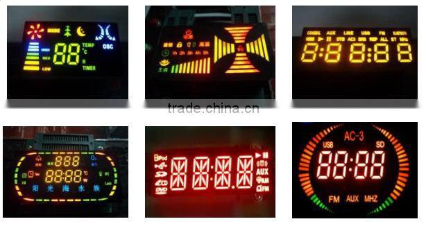 custom SMD technology 4 digits 7 segment led display panel