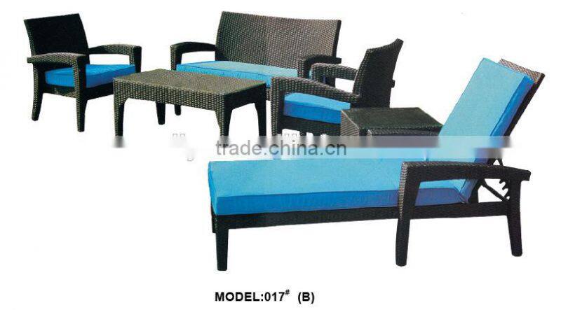 Modern luxury rattan sofa set outdoor garden furniture