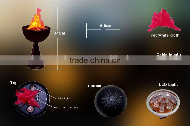 2016 hot sale style LED party Fire flame light with stand / LED stage light for indoor use
