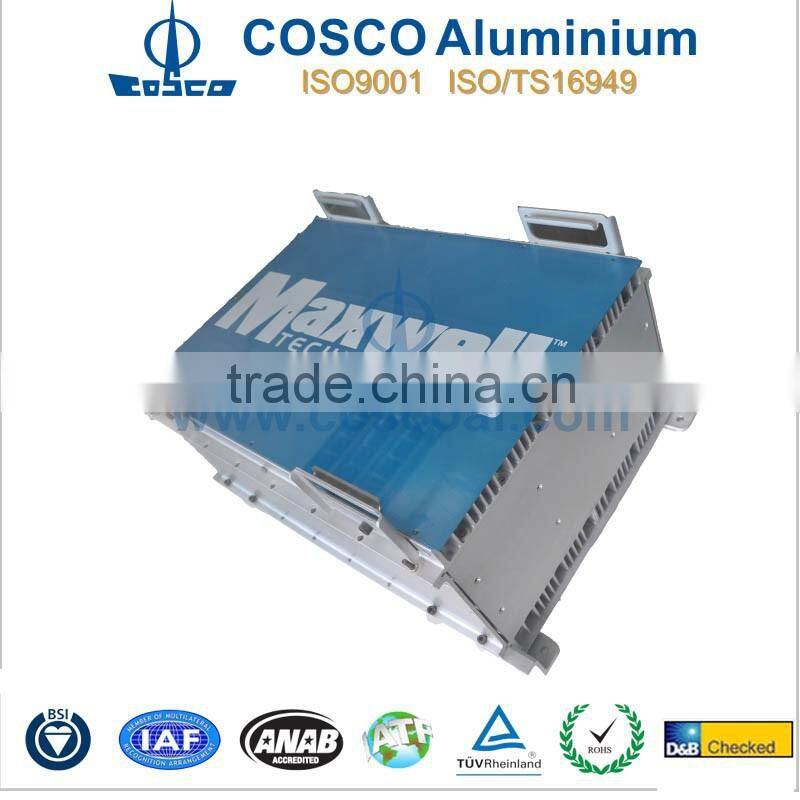 Anodized Extruded Aluminium Box with CNC processing