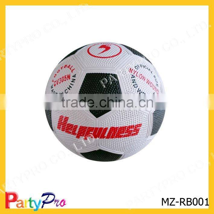 rubber football for football game soccer ball