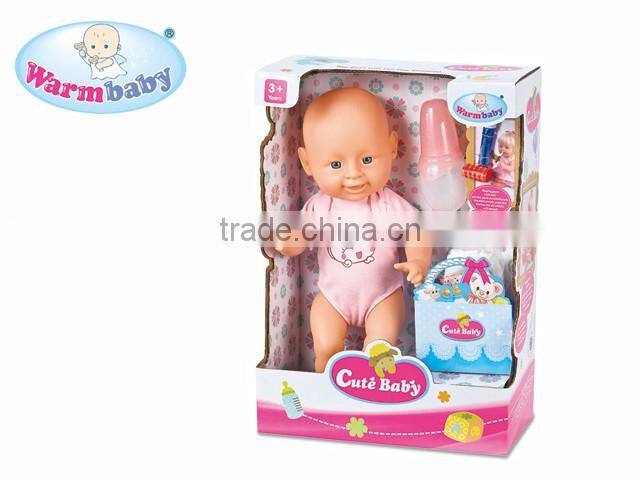 DRINK AND PEE FUNCTION DOLL WITH FEED SET