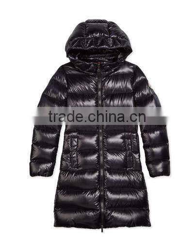 Outdoor Ladies fashion Down jacket with hood waterproof coat