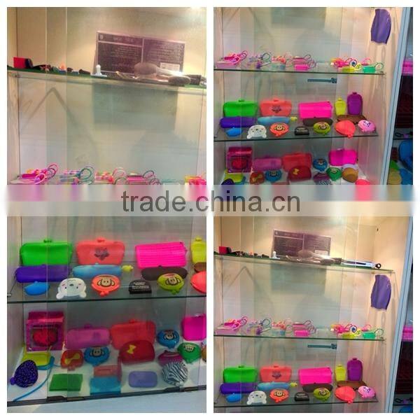 Wholesales Christmas's day gifts silicone foldable round bowl with lids