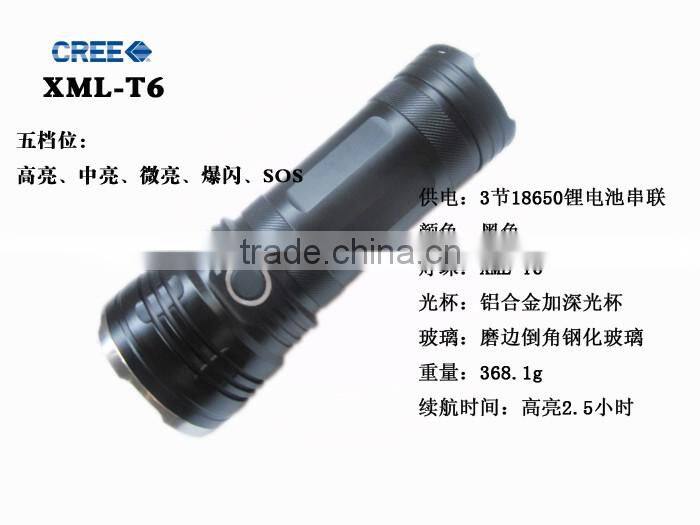 super bright LED Aluminium flashlight