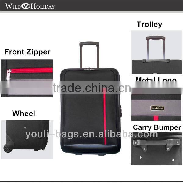 2014 Skate wheel and spinner Travel Luggage set