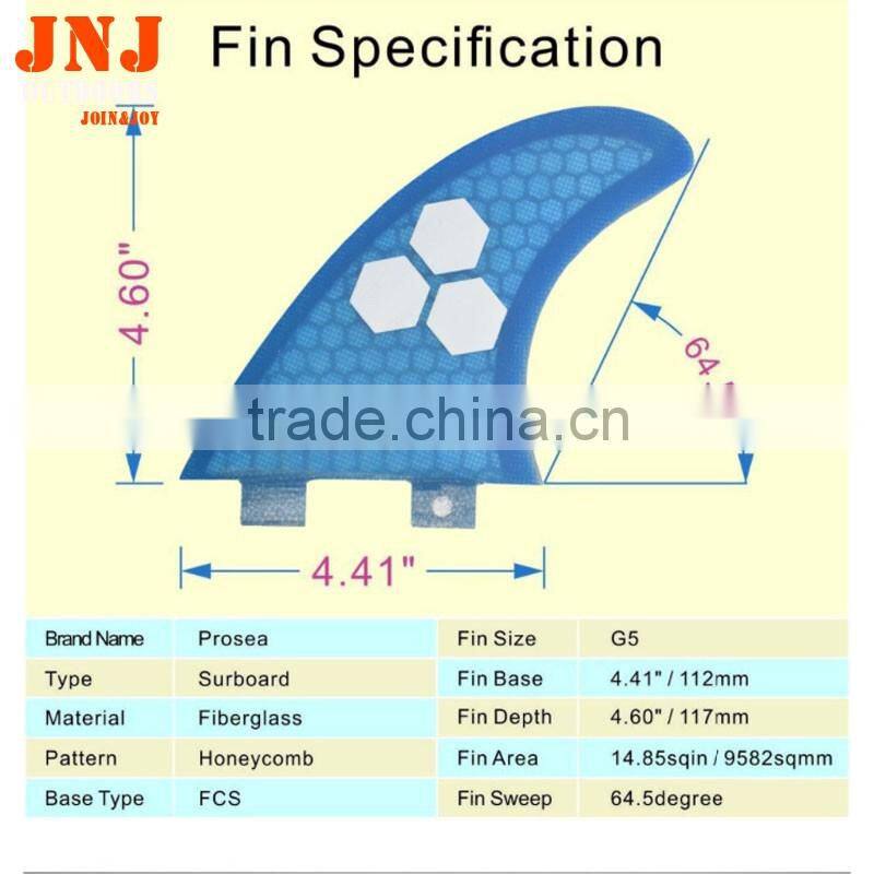 fiberglass Honeycomb surfboard table FCS G5 Fin future fin