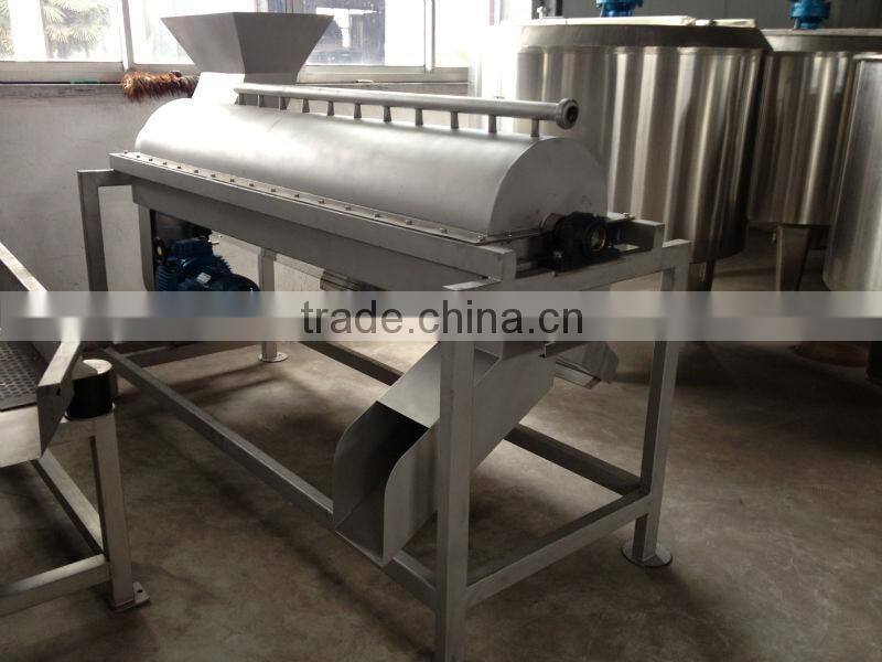 Peach, olive cold stoning machine