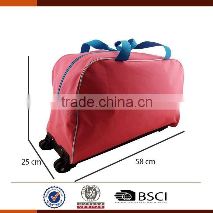 Simple 600D Trolley Sport Leisure Bag for Fitness