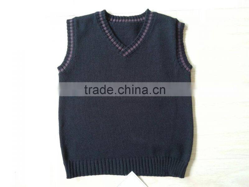 customised knitwear sweater school uniform children sweater jumper vest sweater
