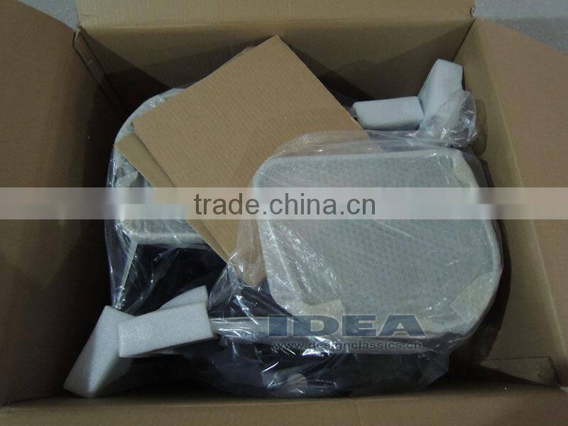 Replica EA117 Charles Office Chair - Black Color Genuine Leather