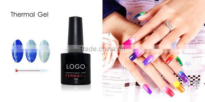 Well-Known Chinese Factory Private Label Thermal Gel Color Changeable Nail Polish