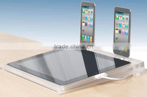 5mm Clear Tabletop Acrylic Ipad Display With Diffterent Logo