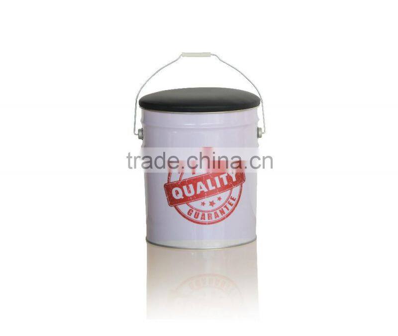 Best selling Factory Round decorative metal bucket stool