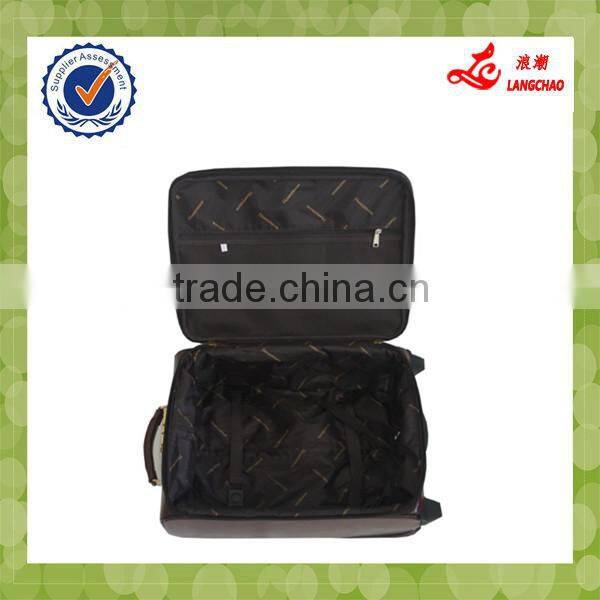 Dark Brown Ladies Fashion Handbag And Brand Names Trolley Bag